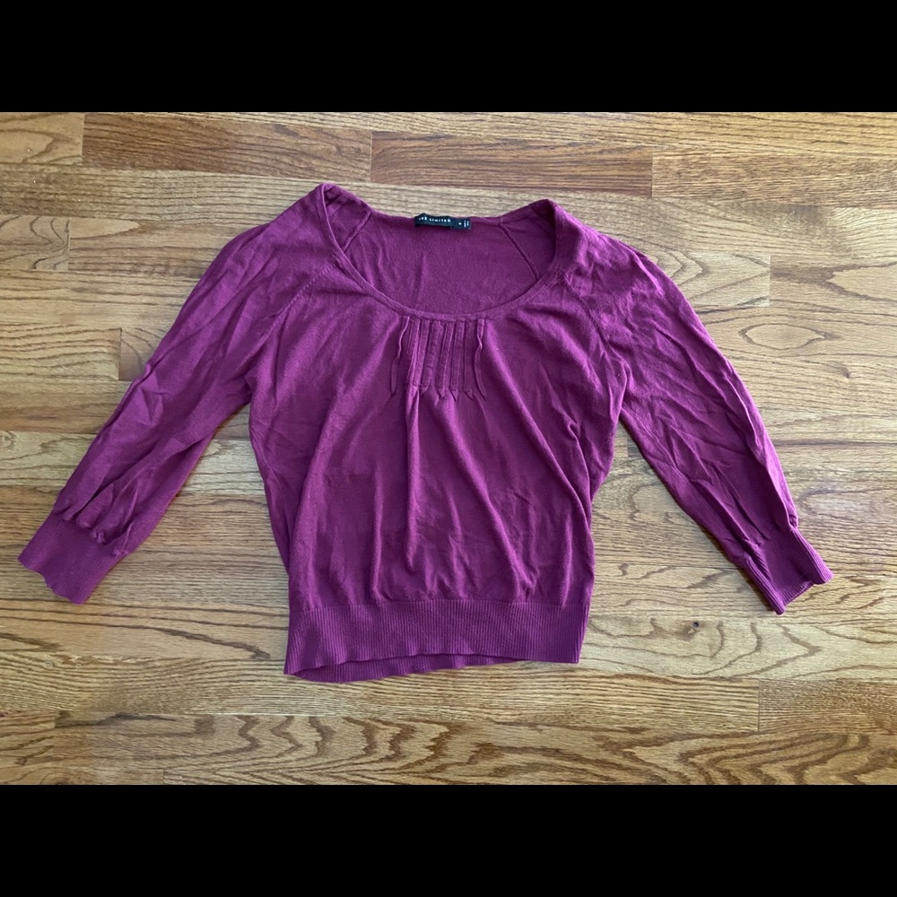 The Limited 3/4 Sleeve Raspberry Shirt